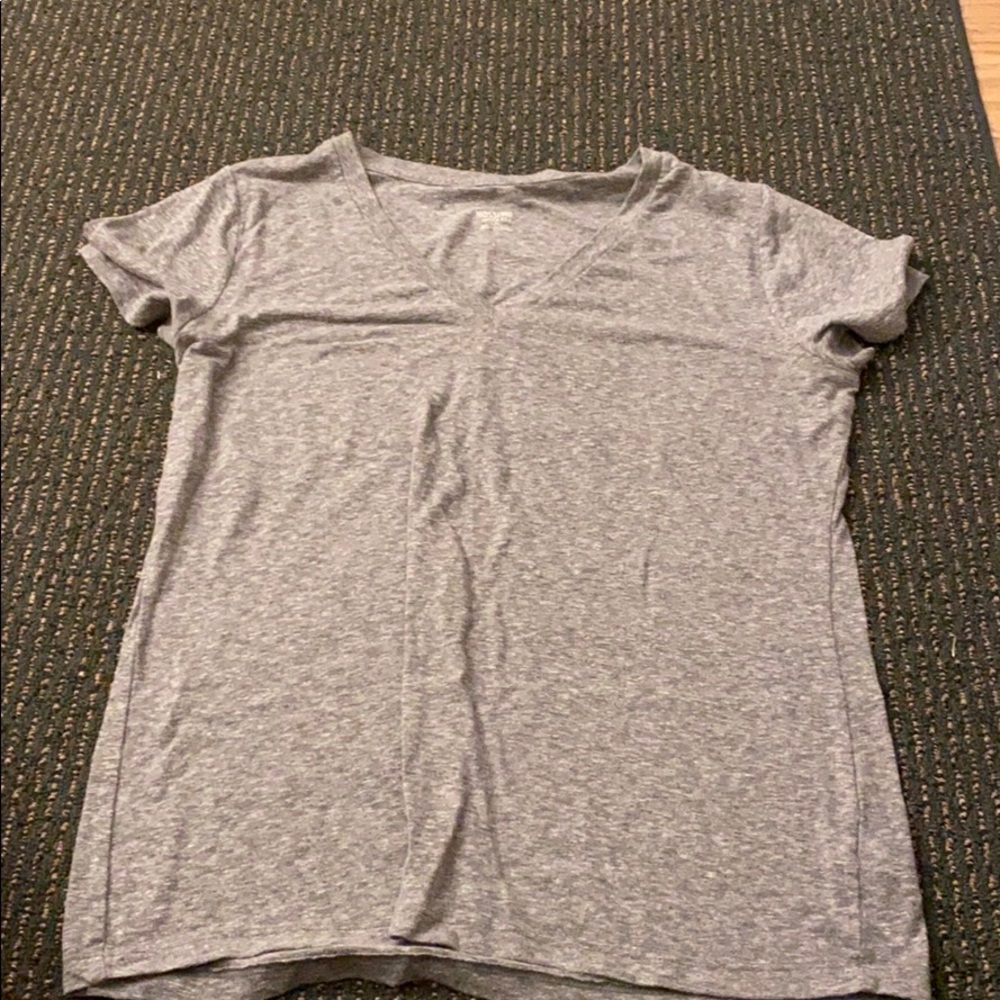 Grey V neck